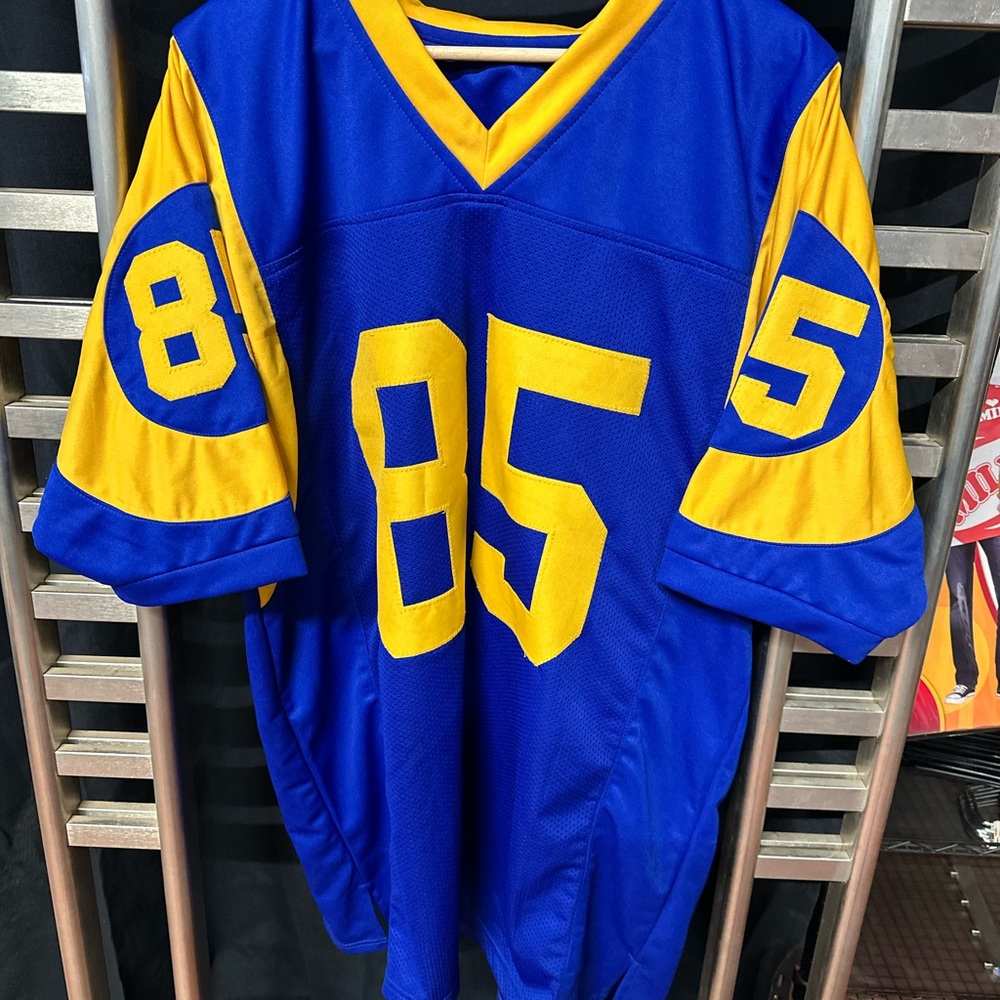 Bold Blue and Yellow Sports Jersey